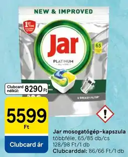 Tesco Jar mosogatógép-kapszula ajánlat