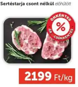 Sertéstarja csont nélkül