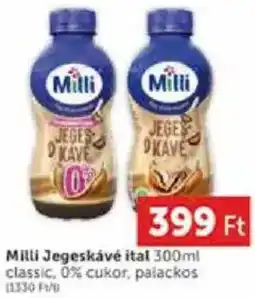 PRIVÁT Milli Jegeskávé ital ajánlat