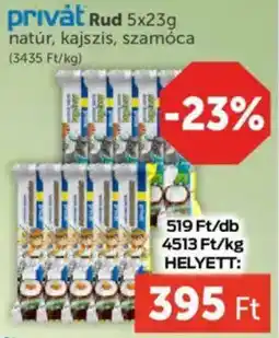 PRIVÁT Privȧt Rud ajánlat