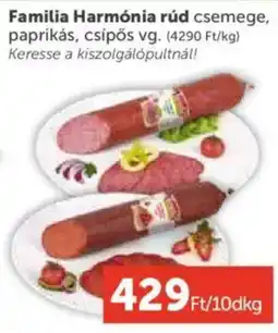 PRIVÁT Familia Harmónia rúd ajánlat