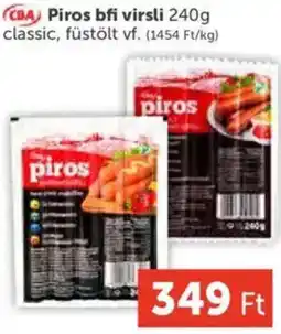 PRIVÁT Piros bfi virsli ajánlat