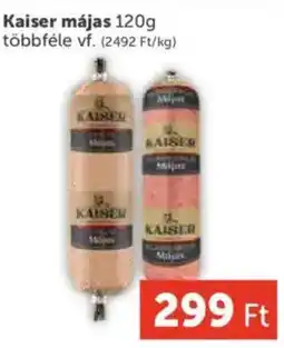 PRIVÁT Kaiser májas ajánlat