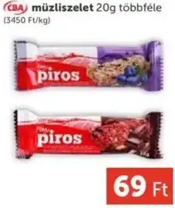 PRIVÁT Müzliszelet ajánlat