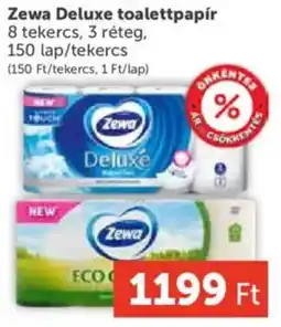 PRIVÁT Zewa Deluxe toalettpapír ajánlat