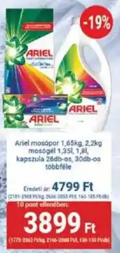 PRIVÁT Ariel mosópor, mosógel, kapszula ajánlat