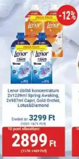 PRIVÁT Lenor öblitó koncentrátum ajánlat