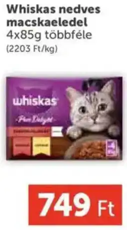 PRIVÁT Whiskas nedves macskaeledel ajánlat