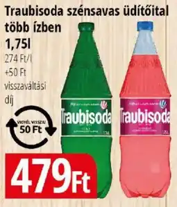 Real Traubisoda szénsavas üdítőital több ízben ajánlat