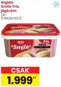 Algida Smile Trio jégkrém