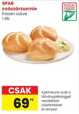 Spar Market SPAR császárzsemle ajánlat