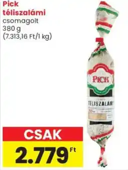 Spar Market Pick téliszalámi ajánlat