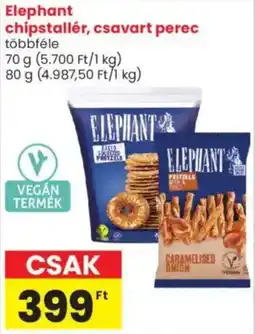 Spar Market Elephant chipstallér, csavart perec ajánlat