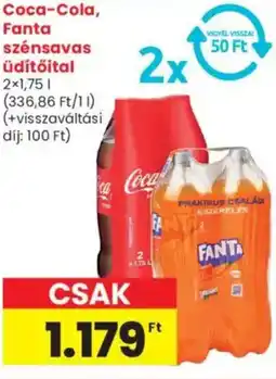 Spar Market Coca-Cola, Fanta szénsavas Üdítőital ajánlat