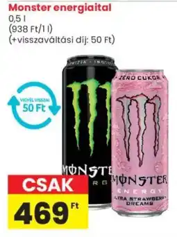 Spar Market Monster energiaital ajánlat