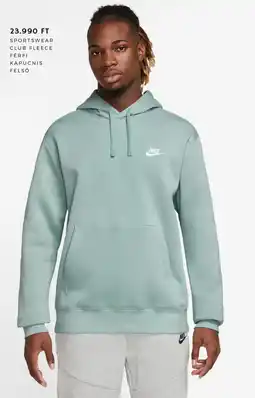 Intersport Sportswear Club Fleece Férfi Kapucnis Felső ajánlat