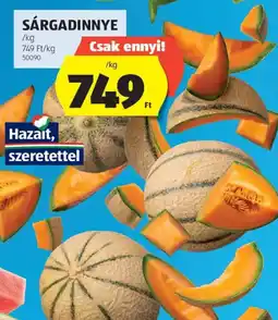 ALDI Sárgadinnye ajánlat