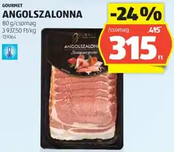 ALDI Gourmet angolszalonna ajánlat