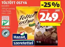 ALDI Töltött ostya ajánlat