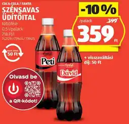 ALDI Coca-Cola / Fanta szénsavas üdítőital ajánlat