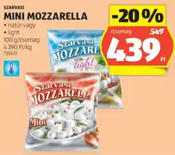 ALDI Szarvasi mini mozzarella ajánlat