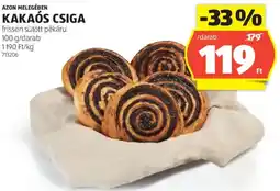 ALDI Azon Melegében Kakaós csiga ajánlat