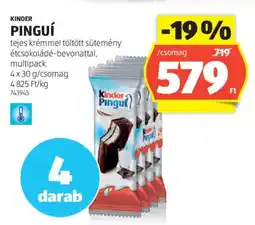 ALDI Kinder Pinguí ajánlat