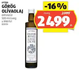 ALDI Lyttos Görög olívaolaj ajánlat