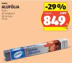 ALDI Tandil alufólia ajánlat