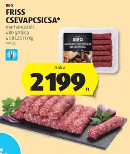 ALDI BBQ Friss csevapcsicsa ajánlat