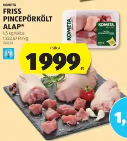 ALDI Kometa Friss pincepörkölt alap ajánlat