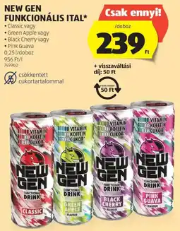 New Gen Funkcionális ital