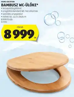 ALDI Home Creation Bambusz WC-ülőke ajánlat