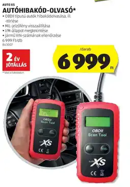 ALDI Auto XS Autóhibakód-olvasó ajánlat