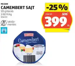 ALDI Milsani Camembert sajt ajánlat