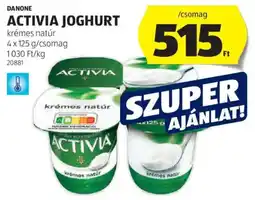 ALDI Danone Activia joghurt ajánlat