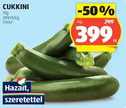 ALDI Cukkini ajánlat
