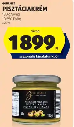 ALDI Gourmet pisztáciakrém ajánlat