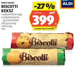 ALDI Finest Bakery Biscotti keksz ajánlat