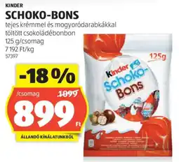 ALDI Kinder Schoko-bons ajánlat