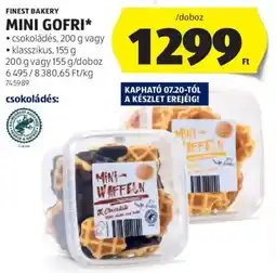 ALDI Finest Bakery Mini gofri ajánlat
