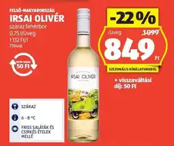 ALDI Irsai Olivér ajánlat