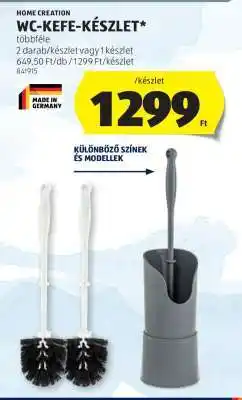 ALDI WC-kefe-készlet ajánlat