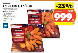 ALDI AMERICAN CSIRKEMELLSÍKOK ajánlat
