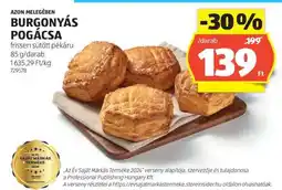 ALDI Burgonyás pogácsa ajánlat