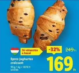 Lidl Epres-joghurtos croissant ajánlat