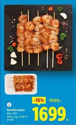 Lidl Garnéla Nyárs ajánlat