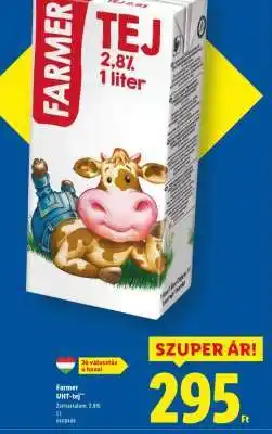 Lidl Farmer UHT-tej ajánlat