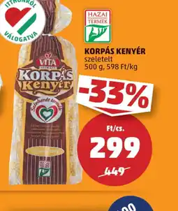 PENNY Vita Korpás Kenyér ajánlat