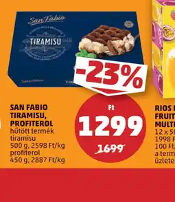 PENNY San Fabio Tiramisu, Profiterol ajánlat